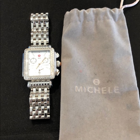 COPY - Deco Diamond, diamond dial watch - Picture 1 of 3